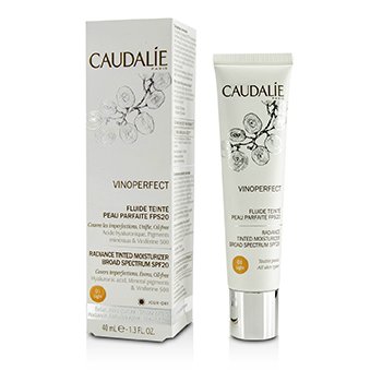 CAUDALIE VINOPERFECT RADIANCE TINTED MOISTURIZER BROAD SPECTRUM SPF 20 - #01 LIGHT  40ML/1.3OZ