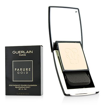 GUERLAIN PARURE GOLD REJUVENATING GOLD RADIANCE POWDER FOUNDATION SPF 15 - # 00 BEIGE  10G/0.35OZ