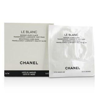 CHANEL LE BLANC BRIGHTENING CHEEK MASK 6X7ML/0.23OZ