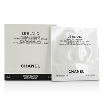 CHANEL LE BLANC BRIGHTENING CHEEK MASK  6X7ML/0.23OZ