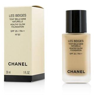 CHANEL LES BEIGES HEALTHY GLOW FOUNDATION SPF 25 - NO. 20  30ML/1OZ