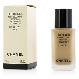 CHANEL LES BEIGES HEALTHY GLOW FOUNDATION SPF 25 - NO. 40  30ML/1OZ