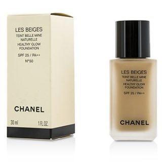CHANEL LES BEIGES HEALTHY GLOW FOUNDATION SPF 25 - NO. 50  30ML/1OZ