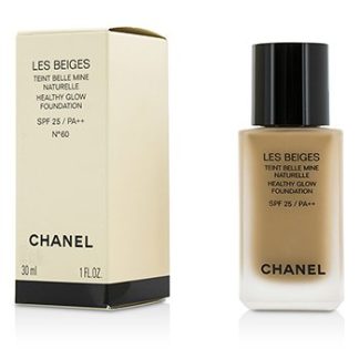CHANEL LES BEIGES HEALTHY GLOW FOUNDATION SPF 25 - NO. 60  30ML/1OZ