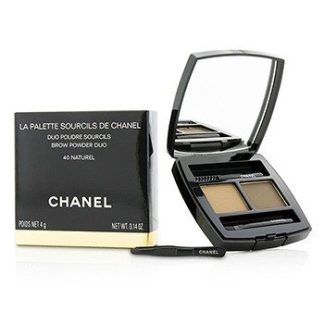 CHANEL LA PALETTE SOURCILS DE CHANEL BROW POWDER DUO - # 40 NATUREL  4G/0.14OZ