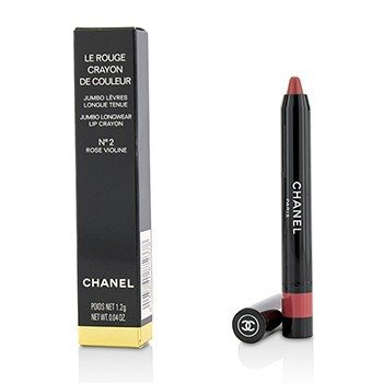 CHANEL LE ROUGE CRAYON DE COULEUR JUMBO LONGWEAR LIP CRAYON - # 2 ROSE VIOLINE  1.2G/0.04OZ