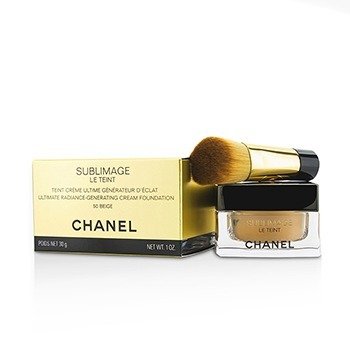 CHANEL SUBLIMAGE LE TEINT ULTIMATE RADIANCE GENERATING CREAM FOUNDATION - # 50 BEIGE  30G/1OZ