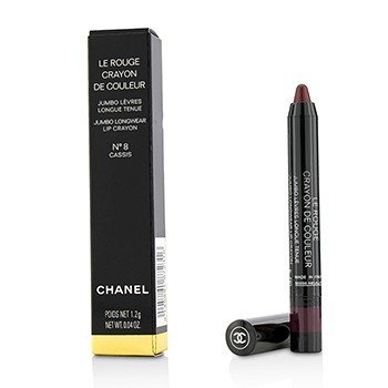 CHANEL LE ROUGE CRAYON DE COULEUR JUMBO LONGWEAR LIP CRAYON - # 8 CASSIS  1.2G/0.04OZ