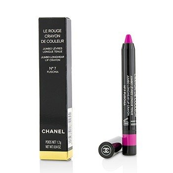 CHANEL LE ROUGE CRAYON DE COULEUR JUMBO LONGWEAR LIP CRAYON - # 7 FUSCHIA  1.2G/0.04OZ
