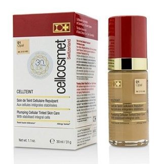 CELLCOSMET & CELLMEN CELLCOSMET CELLTEINT PLUMPING CELLULAR TINTED SKINCARE - #01 OPAL 30ML/1.1OZ