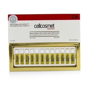 CELLCOSMET &AMP; CELLMEN CELLCOSMET ULTRA BRIGHTENING ELASTO-COLLAGEN-XT (ULTRA BRIGHTENING HYDRA-REFIRMING CELLULAR SERUM)  12X1.5ML/0.05OZ