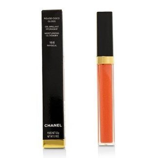CHANEL ROUGE COCO GLOSS MOISTURIZING GLOSSIMER - # 166 PHYSICAL  5.5G/0.19OZ