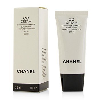 CHANEL CC CREAM SUPER ACTIVE COMPLETE CORRECTION SPF 50 # 10 BEIGE  30ML/1OZ