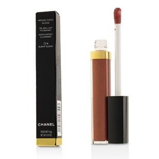 CHANEL ROUGE COCO GLOSS MOISTURIZING GLOSSIMER - # 724 BURNT SUGAR 5.5G/0.19OZ