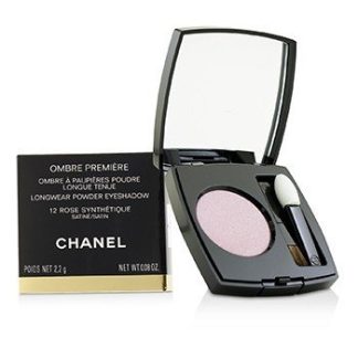CHANEL OMBRE PREMIERE LONGWEAR POWDER EYESHADOW - # 12 ROSE SYNTHETIQUE (SATIN) 2.2G/0.08OZ