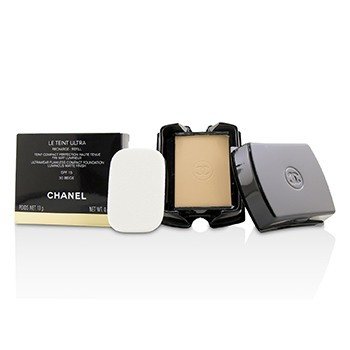 CHANEL LE TEINT ULTRA ULTRAWEAR FLAWLESS COMPACT FOUNDATION LUMINOUS MATTE FINISH SPF15 REFILL - # 30 BEIGE  13G/0.45OZ