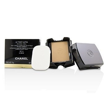 CHANEL LE TEINT ULTRA ULTRAWEAR FLAWLESS COMPACT FOUNDATION LUMINOUS MATTE FINISH SPF15 REFILL - # 60 BEIGE  13G/0.45OZ