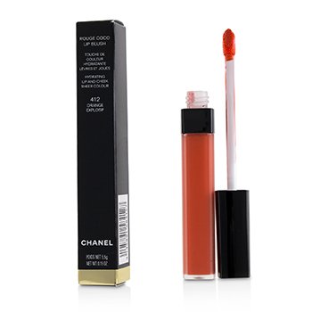 CHANEL ROUGE COCO LIP BLUSH HYDRATING LIP AND CHEEK COLOUR - # 412 ORANGE EXPLOSIF  5.5G/0.19OZ