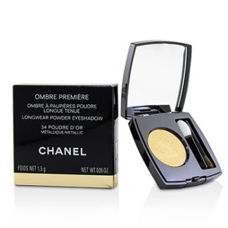CHANEL OMBRE PREMIERE LONGWEAR POWDER EYESHADOW - # 34 POUDRE D'OR (METALLIC) 1.5G/0.05OZ
