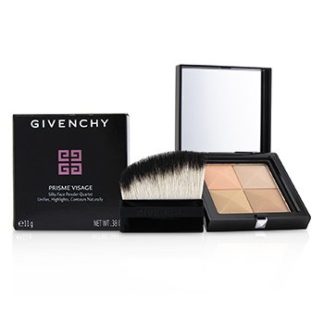 GIVENCHY PRISME VISAGE SILKY FACE POWDER QUARTET - # 7 TAFFETAS CARAMEL  11G/0.38OZ