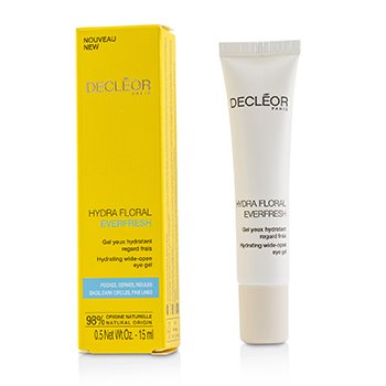 DECLEOR HYDRA FLORAL EVERFRESH HYDRATING WIDE-OPEN EYE GEL 15ML/0 DECLEOR HYDRA FLORAL EVERFRESH HYDRATING WIDE-OPEN EYE GEL 15ML/0.5OZ