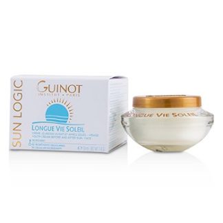 GUINOT SUN LOGIC LONGUE VIE SOLEIL YOUTH CREAM BEFORE & AFTER SUN - FOR FACE 50ML/1.4OZ
