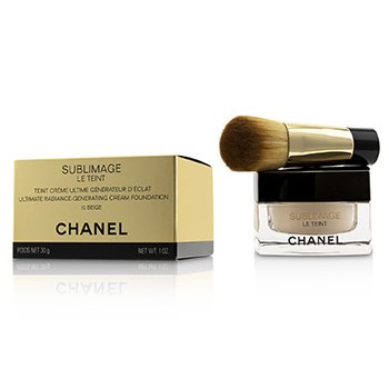 CHANEL SUBLIMAGE LE TEINT ULTIMATE RADIANCE GENERATING CREAM FOUNDATION - #  10 BEIGE 30G/1OZ MAKEUP Malaysia