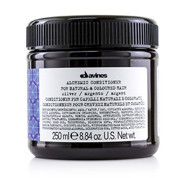 DAVINES ALCHEMIC CONDITIONER - # SILVER (FOR NATURAL &AMP; COLOURED HAIR)  250ML/8.84OZ
