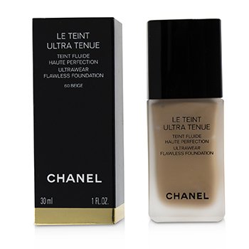 CHANEL LE TEINT ULTRA TENUE ULTRAWEAR FLAWLESS FOUNDATION - # 60 BEIGE  30ML/1OZ