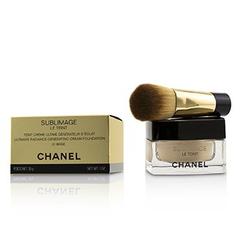 CHANEL SUBLIMAGE LE TEINT ULTIMATE RADIANCE GENERATING CREAM FOUNDATION - # 21 BEIGE  30G/1OZ