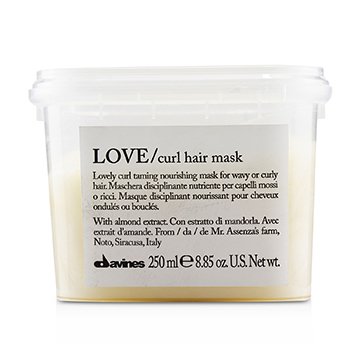 DAVINES LOVE CURL HAIR MASK (LOVELY CURL TAMING NOURISHING MASK FOR WAVY OR CURLY HAIR)  250ML/8.85OZ