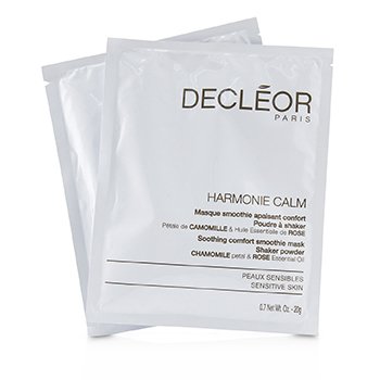 DECLEOR HARMONIE CALM SOOTHING COMFORT SMOOTHIE MASK SHAKER POWDER - FOR SENSITIVE SKIN (SALON PRODUCT)  5X20G/0.7OZ