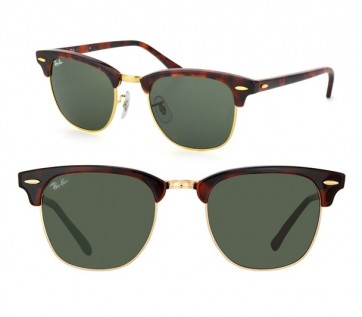 ray ban clubmaster tortoise green