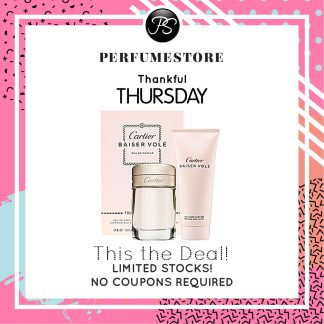 CARTIER BAISER VOLE EDP 2 PC TRAVEL EDITION FOR WOMEN [THANKFUL THURSDAY SPECIAL]