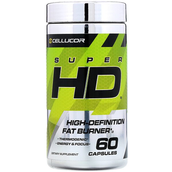Cellucor, Super HD, High-Definition Fat Burner, 60 Capsules