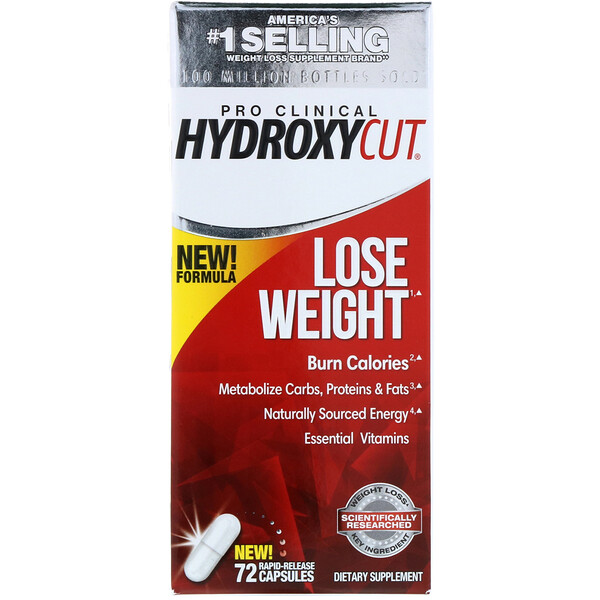 Hydroxycut, Pro Clinical Hydroxycut, Lose Weight, 72 Rapid-Release Capsules 1 Hydroxycut, Pro Clinical Hydroxycut, Lose Weight, 72 Rapid-Release Capsules