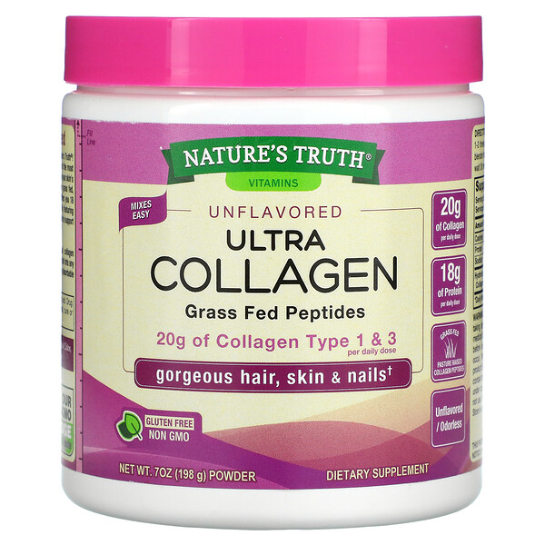 Nature's Truth, Ultra Collagen Powder, Unflavored, 7 oz (198 g) 1 Nature's Truth, Ultra Collagen Powder, Unflavored, 7 oz (198 g)