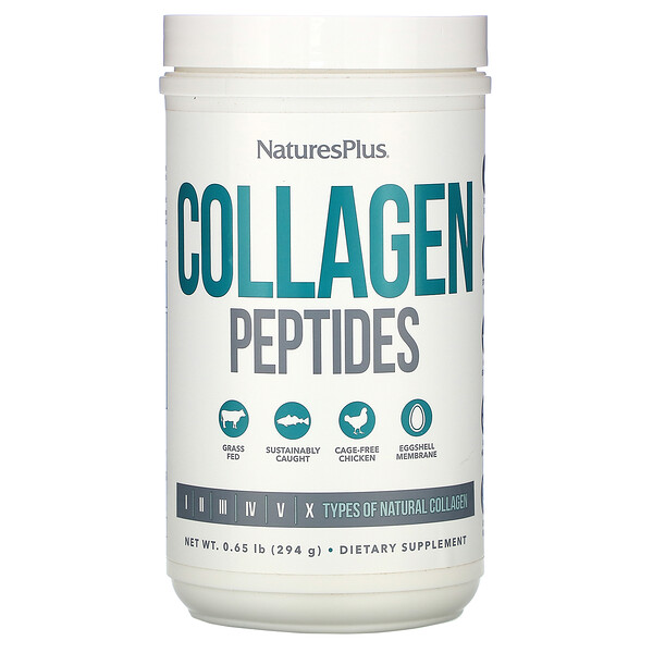 NaturesPlus, Collagen Peptides, 0 NaturesPlus, Collagen Peptides, 0.65 lb (294 g)