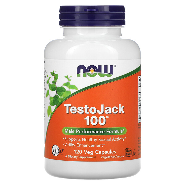 NOW Foods, TestoJack 100, 120 Veg Capsules 1 NOW Foods, TestoJack 100, 120 Veg Capsules