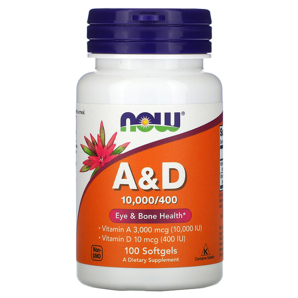 NOW Foods, A&D, 100 Softgels 1 NOW Foods, A&D, 100 Softgels
