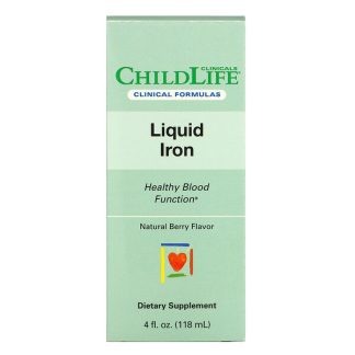 Childlife Clinicals, Liquid Iron, Natural Berry, 4 fl oz (118 ml)