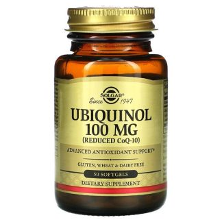Solgar, Ubiquinol (Reduced CoQ10), 100 mg, 50 Softgels