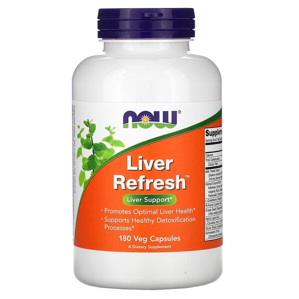 NOW Foods, Liver Refresh, 180 Veg Capsules 1 NOW Foods, Liver Refresh, 180 Veg Capsules