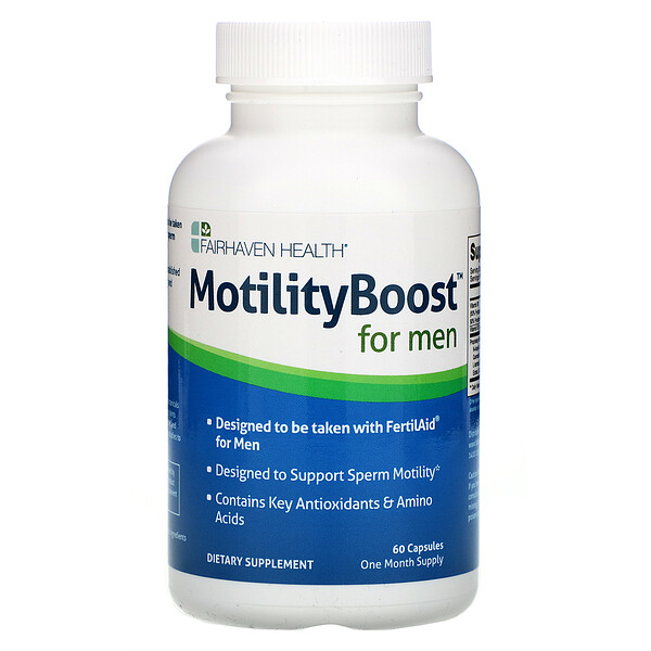 Fairhaven Health, MotilityBoost for Men, 60 Capsules 1 Fairhaven Health, MotilityBoost for Men, 60 Capsules