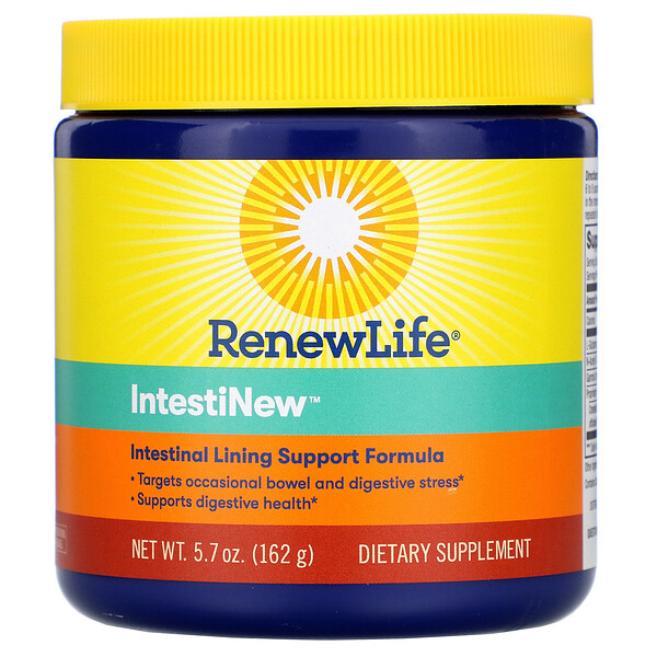 Renew Life, IntestiNew, Intestinal Lining Support Formula, 5 Renew Life, IntestiNew, Intestinal Lining Support Formula, 5.7 oz (162 g)