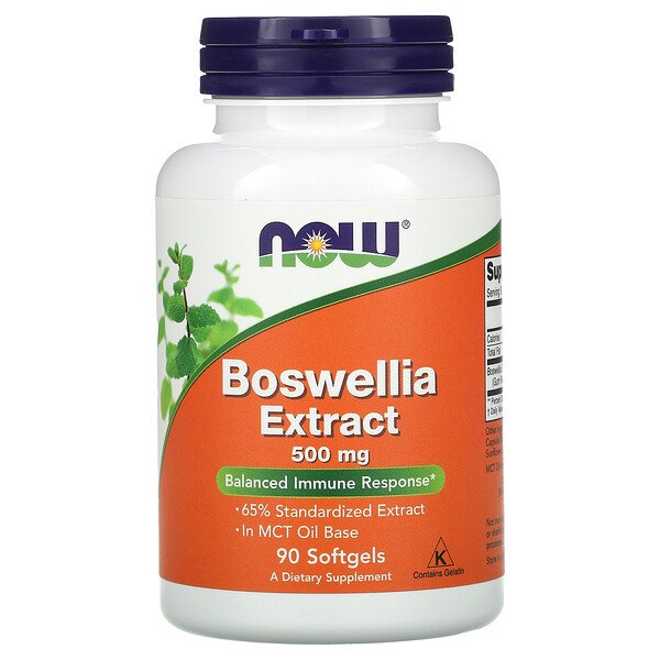 NOW Foods, Boswellia Extract, 500 mg, 90 Softgels 1 NOW Foods, Boswellia Extract, 500 mg, 90 Softgels