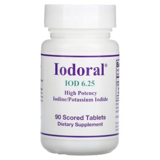 Optimox, Iodoral, IOD, 6.25 mg, 90 Scored Tablets