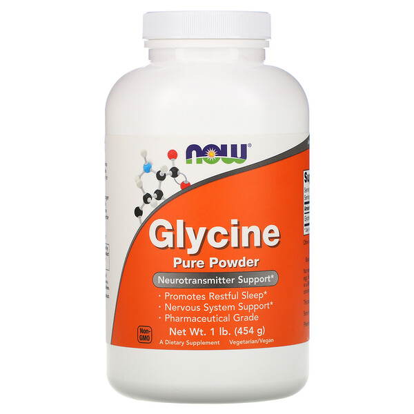 NOW Foods, Glycine, Pure Powder, 1 lb (454 g) 1 NOW Foods, Glycine, Pure Powder, 1 lb (454 g)