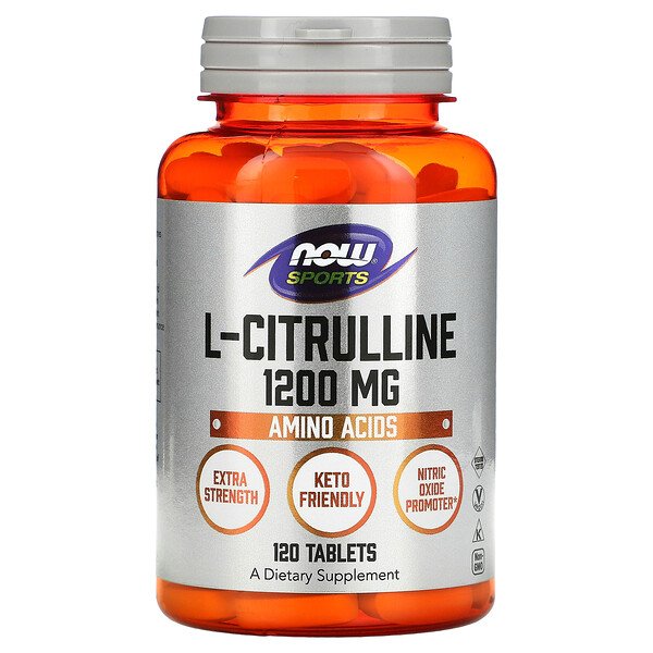 NOW Foods, L-Citrulline, 1,200 mg, 120 Tablets 1 NOW Foods, L-Citrulline, 1,200 mg, 120 Tablets