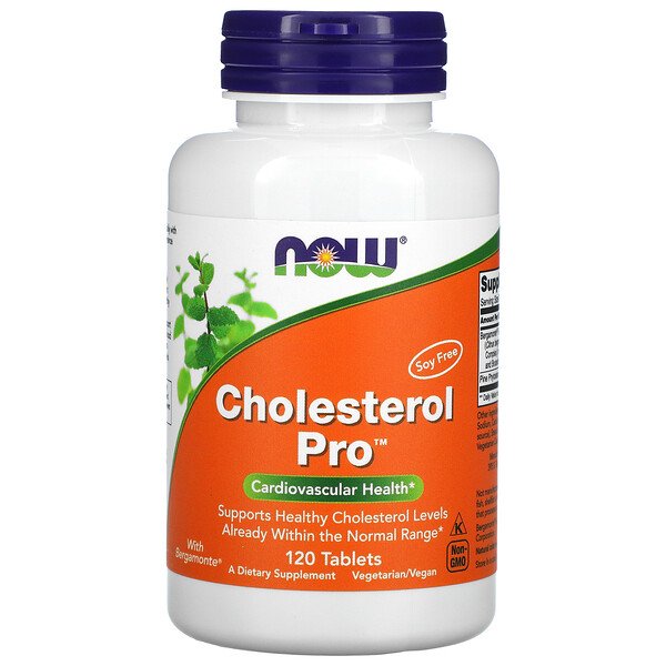 NOW Foods, Cholesterol Pro, 120 Tablets 1 NOW Foods, Cholesterol Pro, 120 Tablets